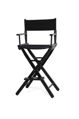 Directors chair isolated on a white background. Space for text. Vacant chair. The concept of selection and casting.