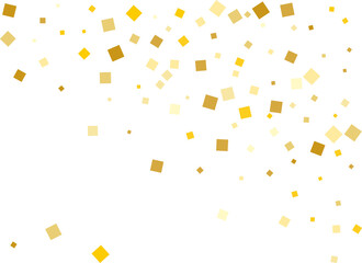 Yellow Squares Confetti