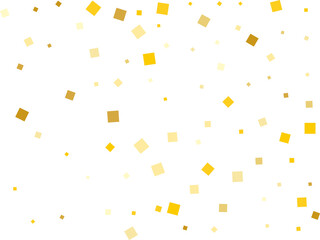 Yellow Squares Confetti