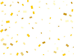 Gold Rectangle Confetti.