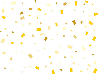 Gold Rectangle Confetti.