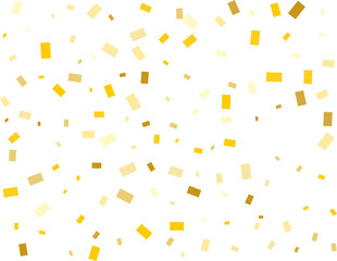Gold Rectangle Confetti.