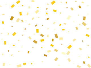 Gold Rectangle Confetti.
