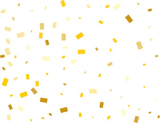 Gold Rectangle Confetti.