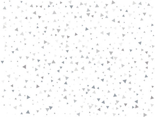 Christmas Silver Triangular Confetti