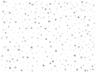 Christmas Silver Triangular Confetti