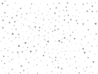 Christmas Silver Triangular Confetti