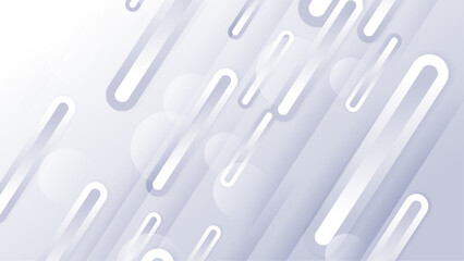 Vector white background with geometric shapes