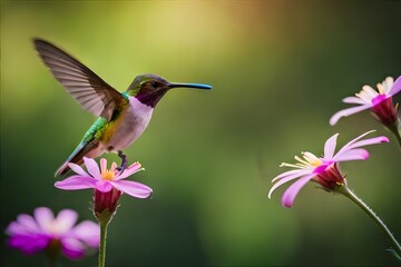 hummingbird in flight