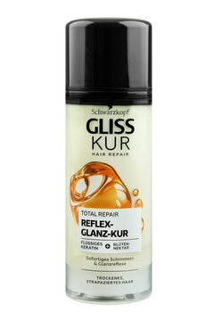 Gliss Kur von Schwarzkopf Haarpflege und Hintergrund transparent PNG cut out