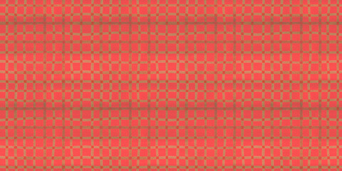 レトロ風チェック柄シームレスパターン