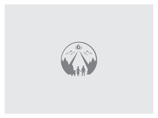 Premium child and children's logo design vector, vector and illustration,