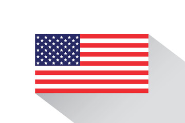 USA flag vector illustration. vector eps 10