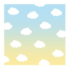 Clear Sky and sunlight in evening time