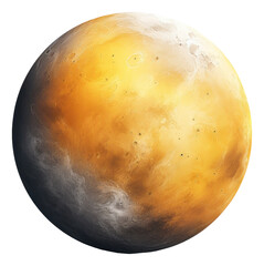 Naklejka premium Realistic full moon isolated.