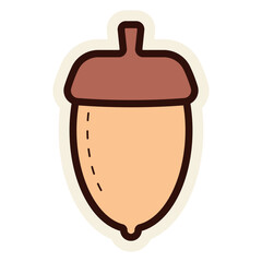 acorn sticker