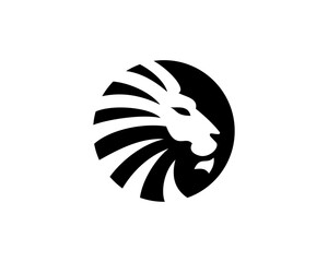 Lion silhouette logo