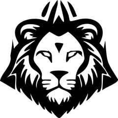lion head silhouette