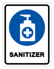 Sanitizer Symbol Sign ,Vector Illustration, Isolate On White Background Label. EPS10