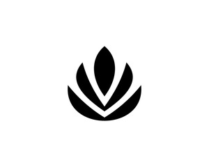 Stacked leaves logo