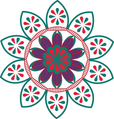 abstract floral background vector design