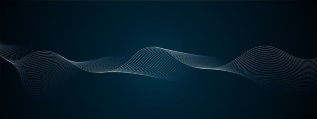 Abstract digital future technology concept line background. Modern wide banner technology design. presentation, web design, cover, flyer, card, poster, texture, slide, magazine, data visualization.