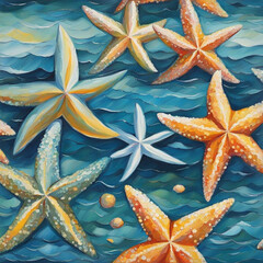 Painting of Starfish