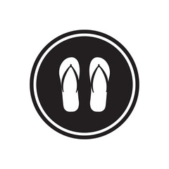sandal icon vector