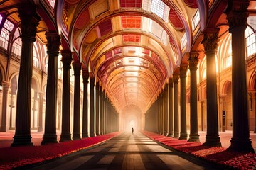 arches in the city hall