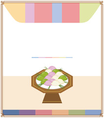 추석 편지지, 카드 일러스트 , 
Chuseok greeting card illustration