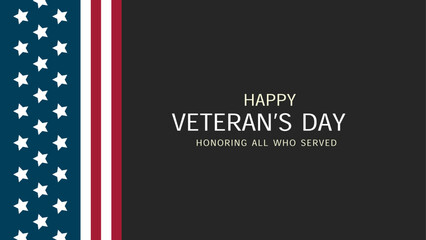 Veterans Day, honoring all who served.Frame and star ornament designs for advertisements, posters, banners, backgrounds.