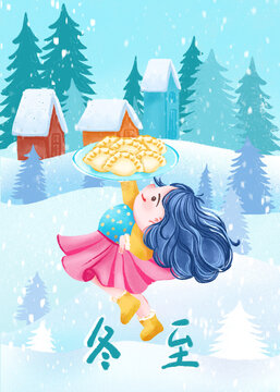 Illustration winter solstice throttle