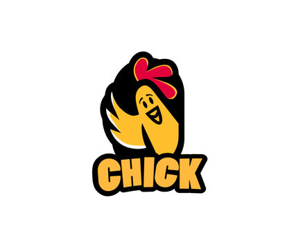 waving chicken mascot logo for ayam geprek restaurant