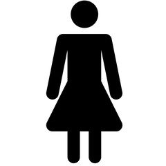 woman icon sign