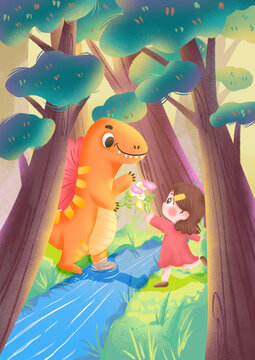 Illustrator and Dinosaur