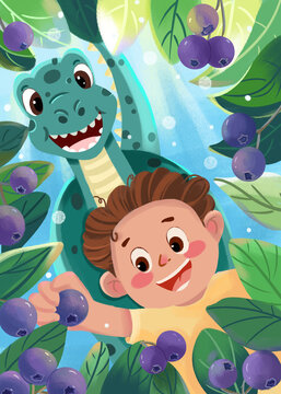 Illustrator and Dinosaur