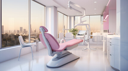 modern dentist office interior