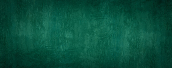 Dark green concrete wall texture background. Cement Stucco vintage surface backdrop