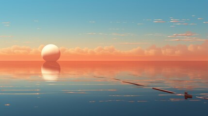 udget Horizon: A serene horizon with minimalist financial elements, symbolizing a clear financial plan