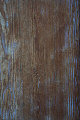 Painted old wooden blue wall background. Weathered wooden grunge background.