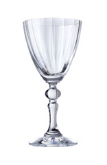 leeres Trinkglas, isoliert