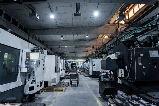 Automated robotic machines in metal industry