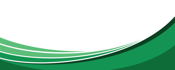 Modern banner background design. Banner template with dynamic wave shapes.