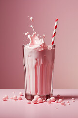 milkshake cocktail, strawberry shake