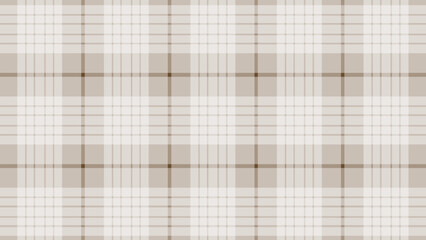 Brown plaid fabric texture as a background