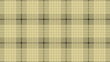 Yellow and black plaid fabric texture as a background