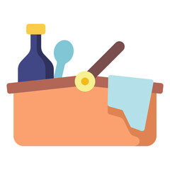 picnic basket illustration