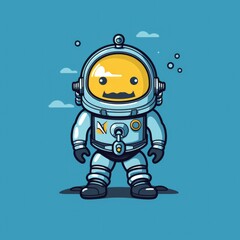 Scuba tank mascot for a company logo. Generative AI