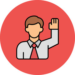 Raise Hand Icon