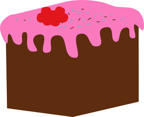Slice Of Sweet Cake